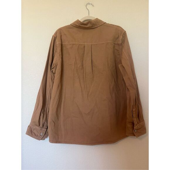 Vince Cotton Twill Snap-Front Overshirt NEW NWT - Picture 9 of 10